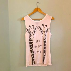 Miss Chievous “Get on my Level” Giraffe Tank